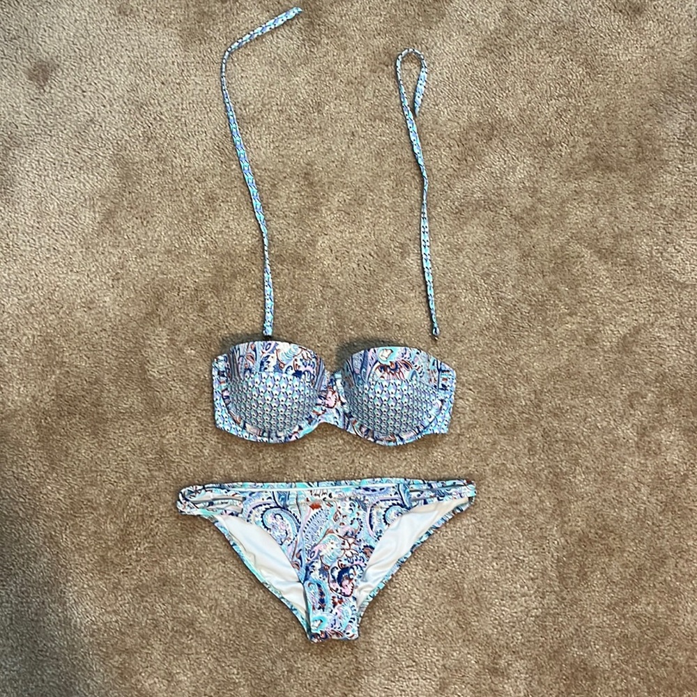 Victoria secret multi patterned swim suit